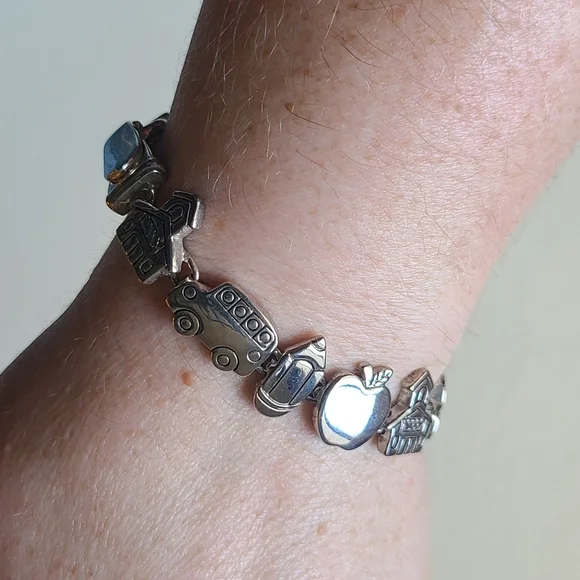 Silver Teacher Bracelet - Picture 10 of 10